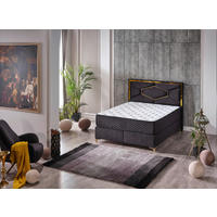 Polsterbett Tommy schwarz Tommy - schwarz (197,00/142,00/210,00cm)