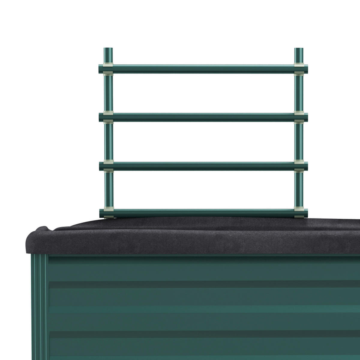 Outsunny Hochbeet grün Aluminium B/H/L: ca. 40x135x85 cm Hochbeet - grün (85,00/40,00/135,00cm) - Outsunny