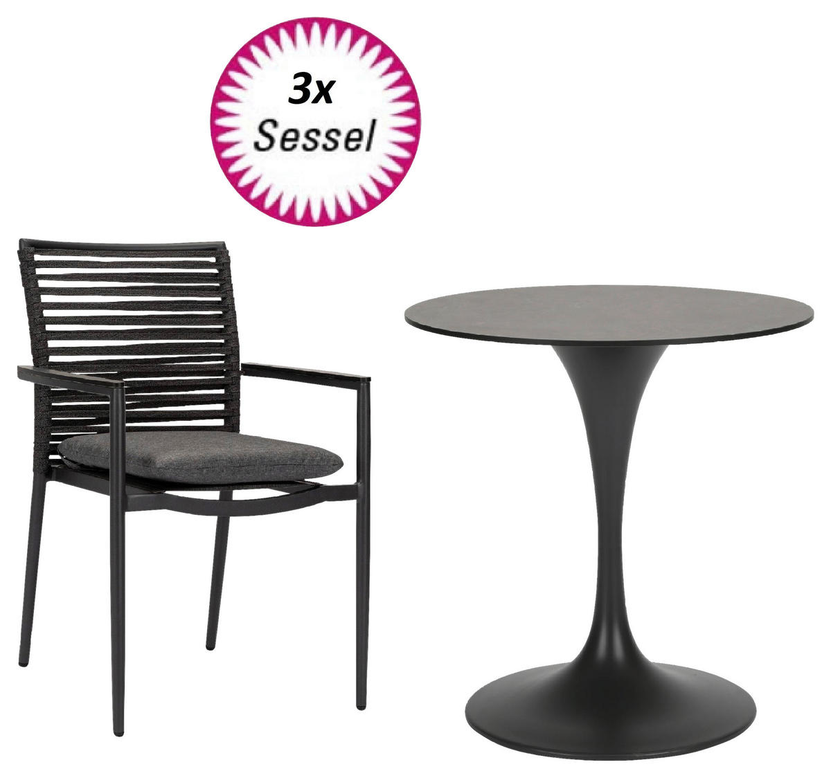 Acamp Gartensitzgruppe New Jersey + Tulip New Jersey + Tulip - Acamp