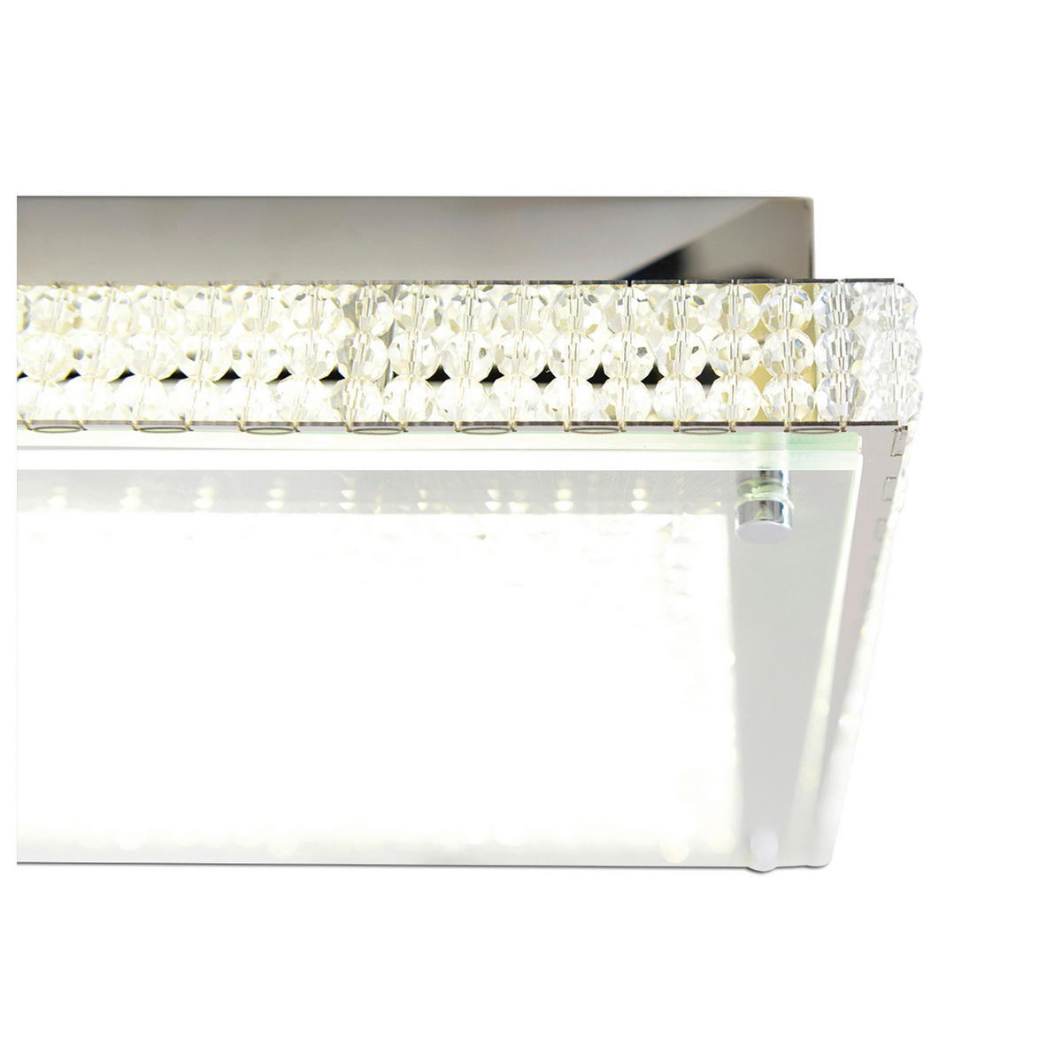 Näve Leuchten Deckenleuchte 1200931 transparent Metall Kunststoff B/H/T: ca. 39x7,2x39 cm null 1 Brennstellen Madrid - transparent (39,00/7,20/39,00cm) - Näve Leuchten