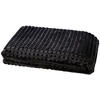 Flanelldecke Flanell Flanelldecke_Checks 140x190cm schw. - schwarz (140,00/190,00cm)