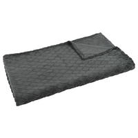 Flanelldecke Flanelldecke_Karo 140x180 anthrazit - anthrazit (140,00/180,00cm)