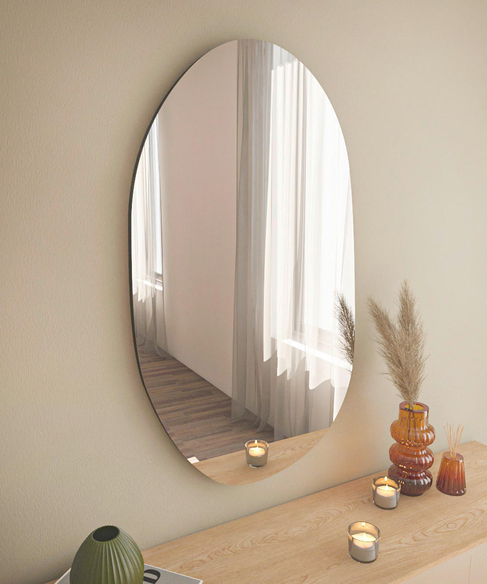 Wandspiegel Vanomi B/H/T: ca. 52x89x3,5 cm Vanomi - (52,00/89,00/3,50cm) - moebel17