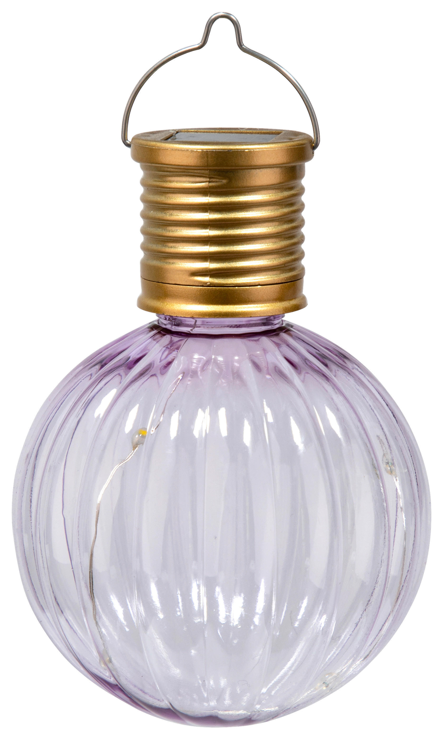 Solarleuchte Solar-Hängeleuchte rosa - Sensation