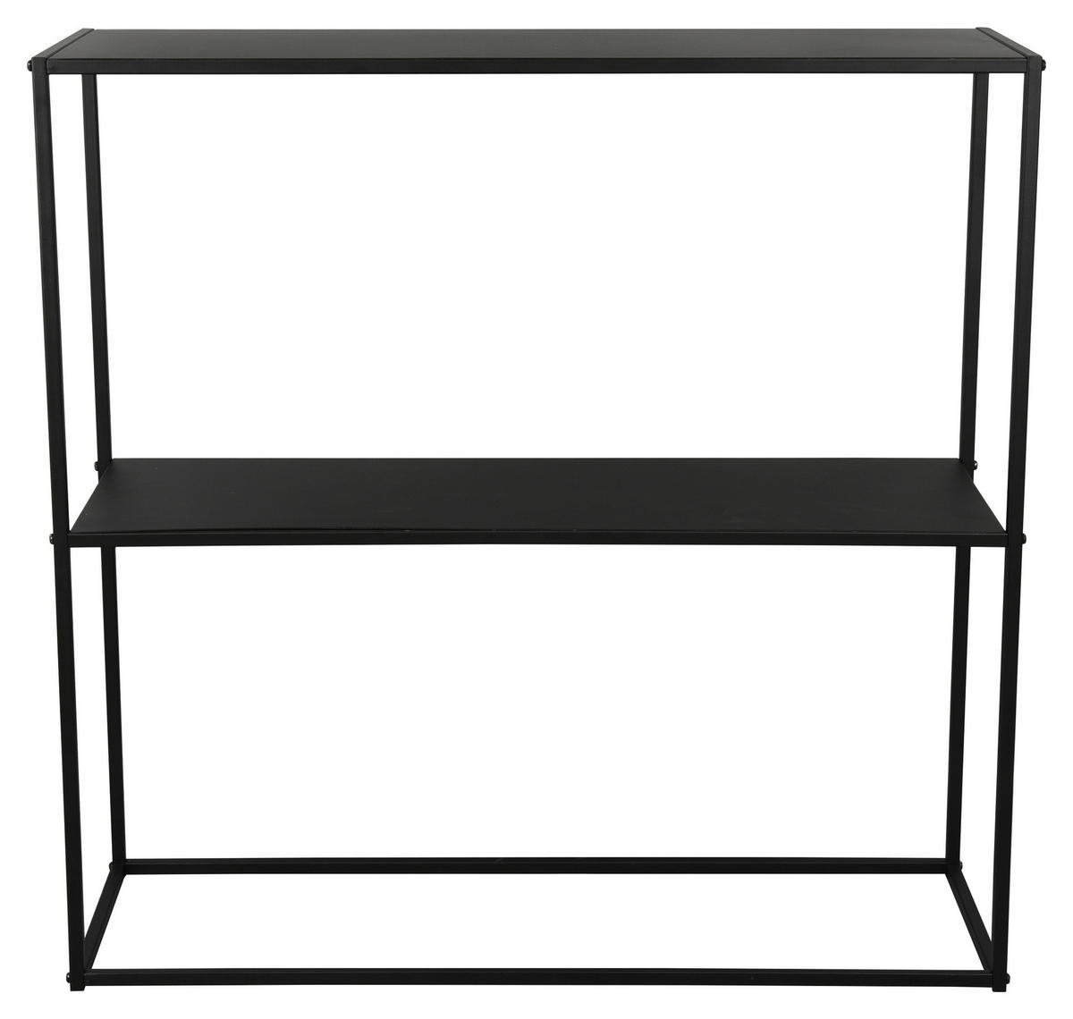 Konsolentisch Chloe schwarz Metall B/H/T: ca. 80x80x27 cm Chloe - schwarz (80,00/80,00/27,00cm)