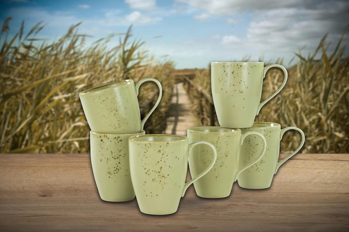 CreaTable Kaffeebecher NATURE COLLECTION sand Steinzeug NATURE COLLECTION - sand - CreaTable
