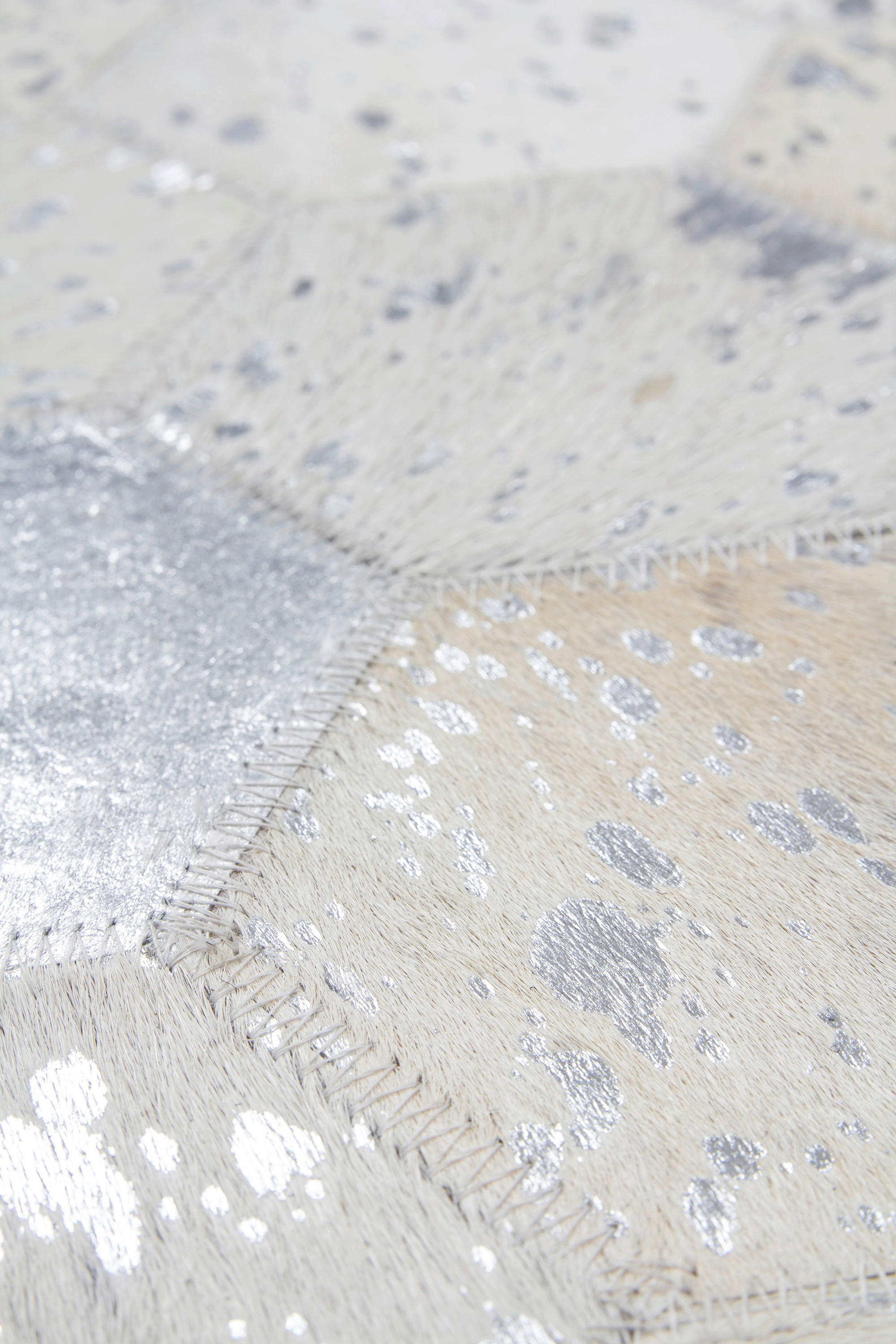 360Living Teppich Dazzle grau B/L: ca. 80x150 cm Dazzle - silber/grau (80,00/150,00cm) - 360Living