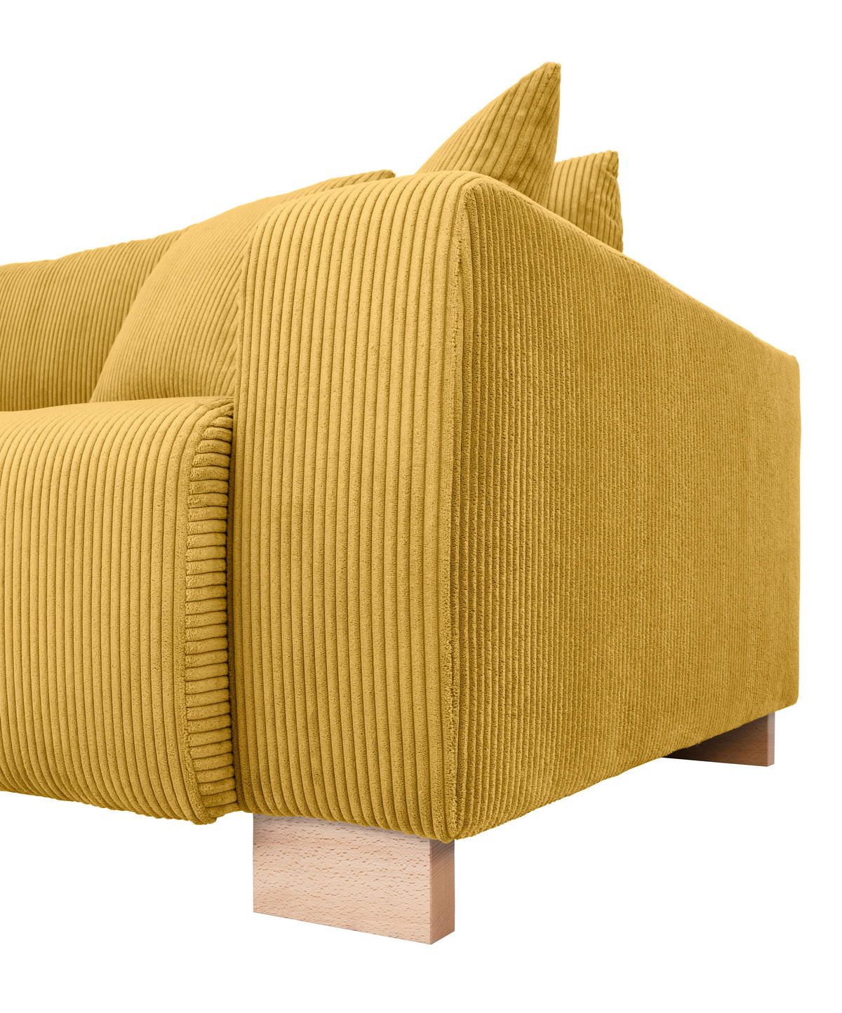 Big Sofa Alpha New goldgelb Microfaser B/H/T: ca. 244x85x112 cm Alpha New - buche/goldgelb (244,00/85,00/112,00cm)