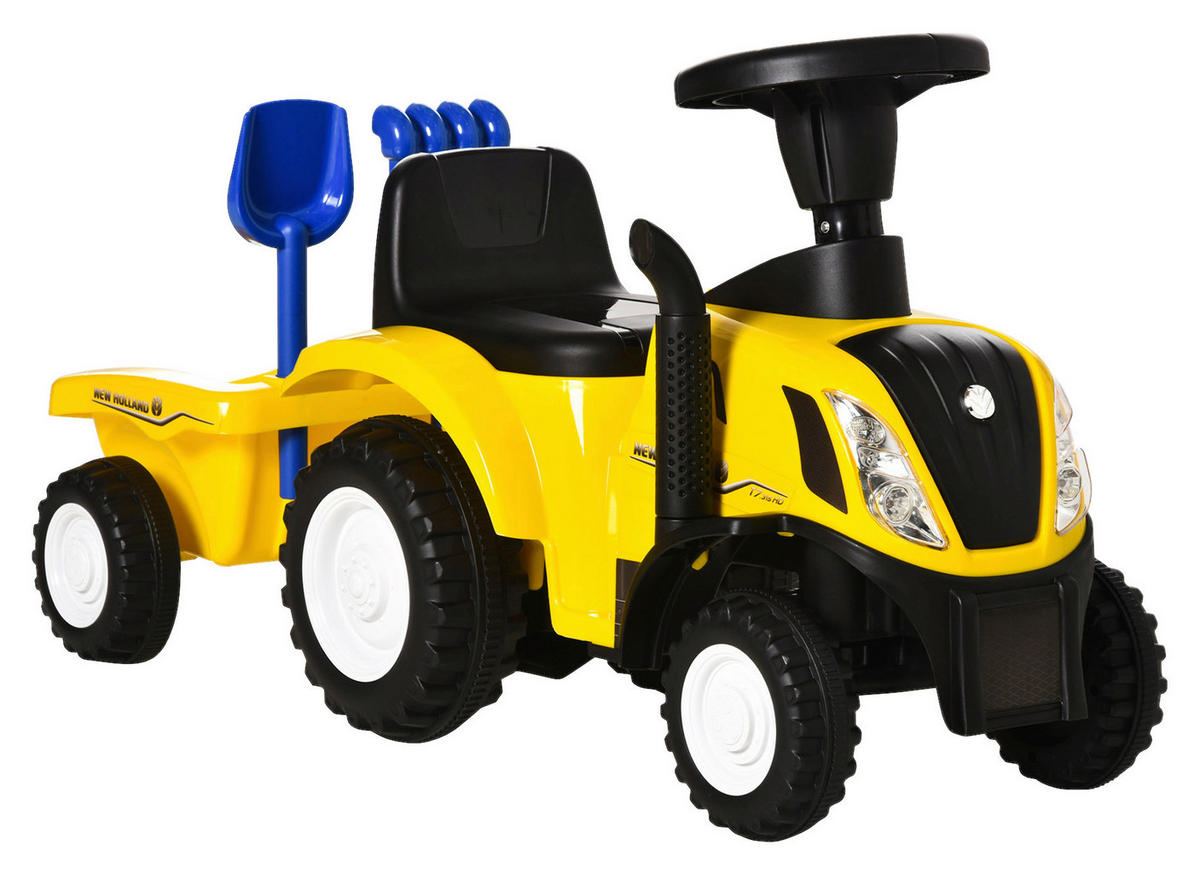 HOMCOM Rutschauto Tettraktor gelb B/H/L: ca. 29x91x44 cm Kinderfahrzeug - gelb (44,00/29,00/91,00cm) - HOMCOM