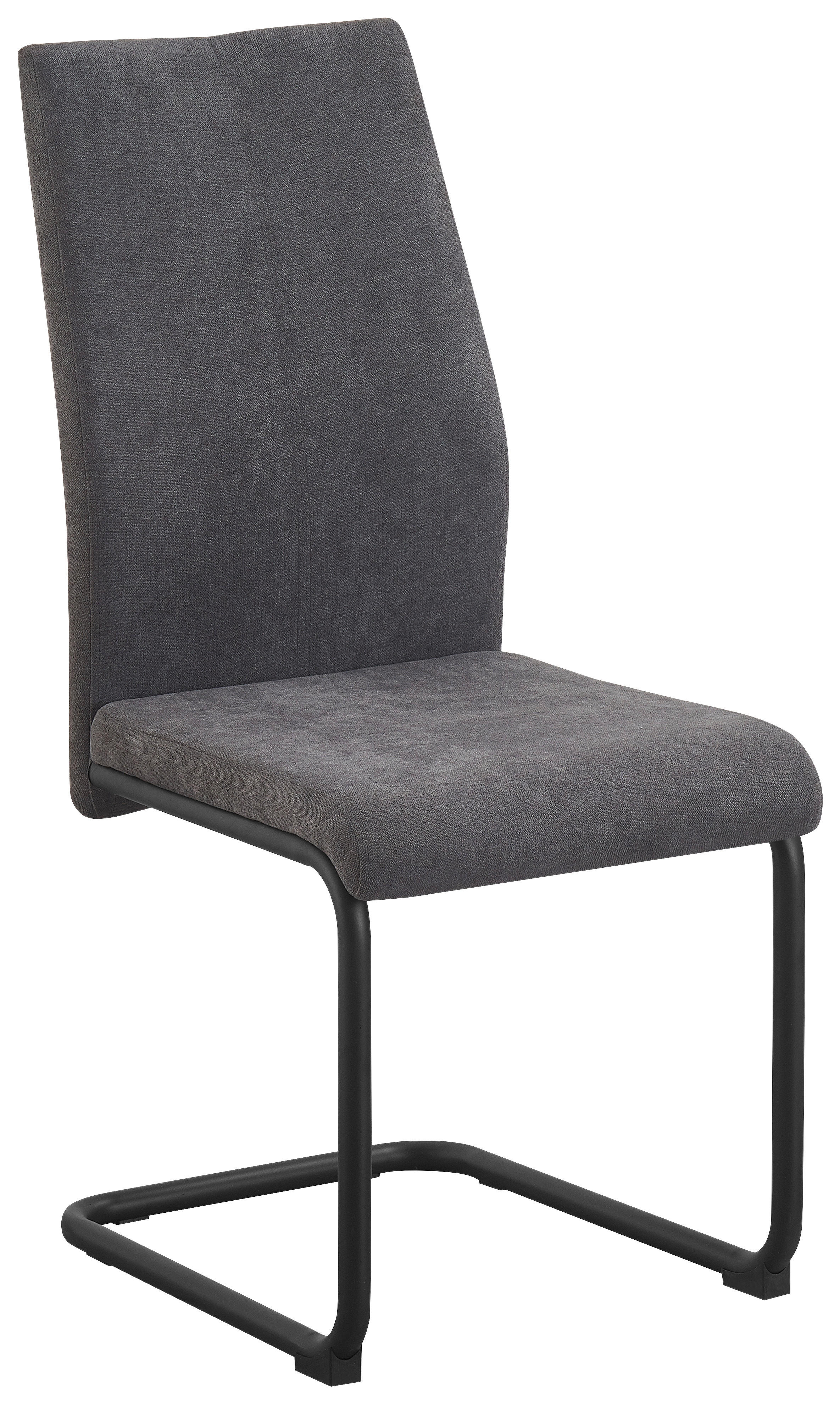 Schwingstuhl Noemi grau Microfaser B/H/T: ca. 44x96x57 cm Noemi - schwarz/grau (44,00/96,00/57,00cm)