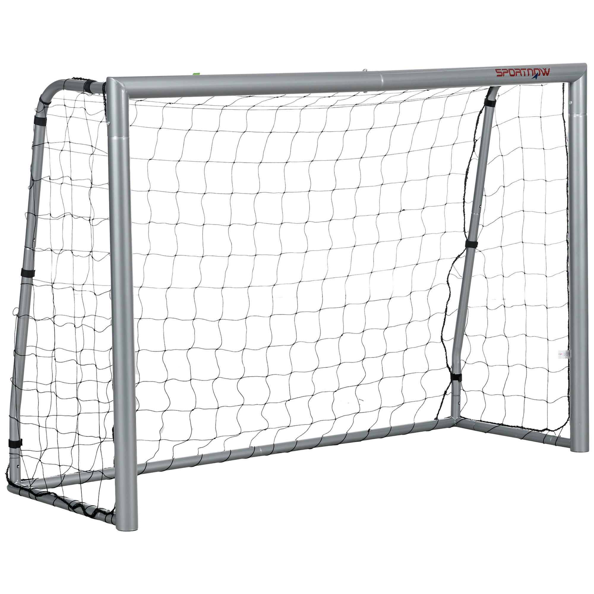 SPORTNOW Fußballtor grau Polyethylen B/H/L: ca. 85x160x240 cm Fußballtor - grau (240,00/85,00/160,00cm) - SPORTNOW