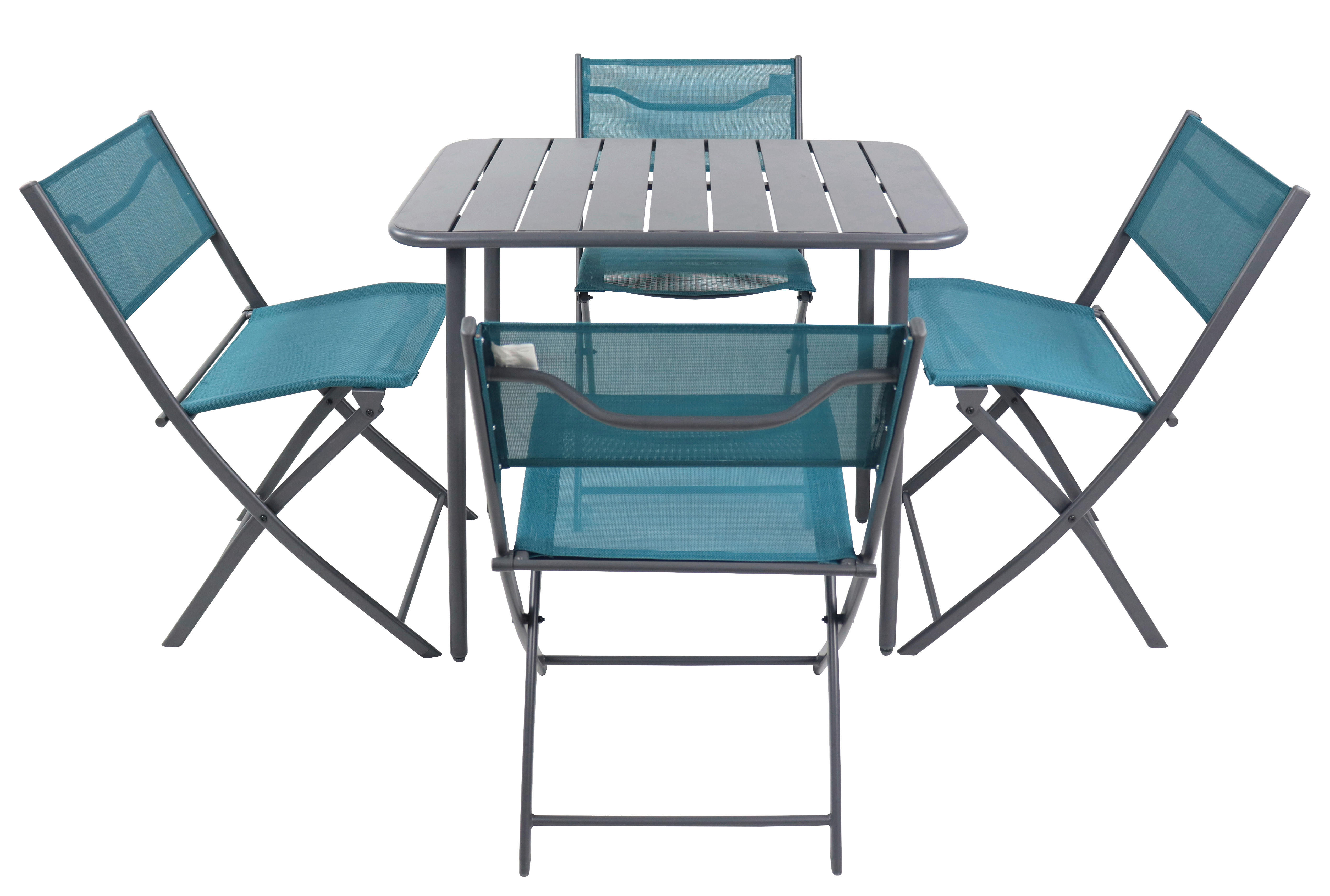 VCM Gartensitzgruppe Sumila türkis Stah...