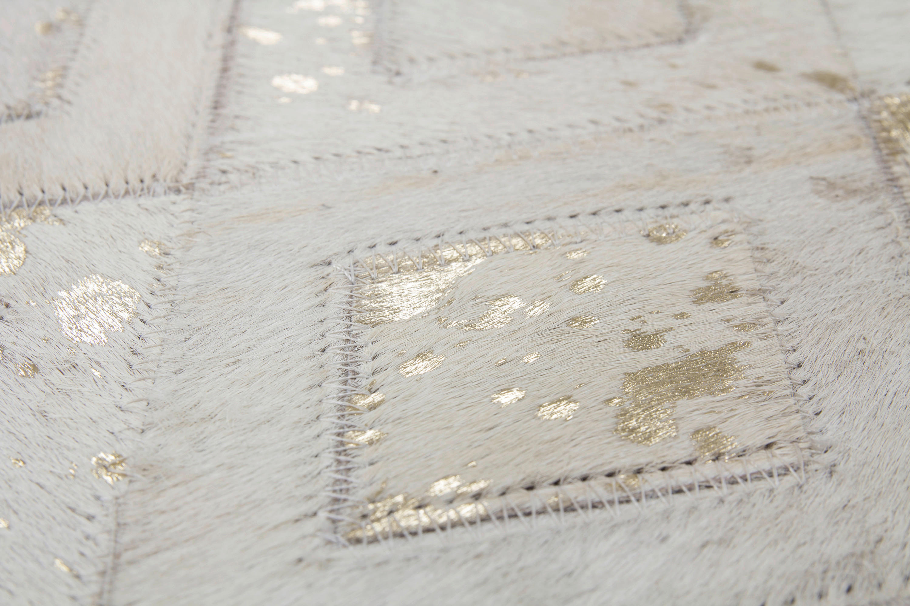 360Living Teppich Dazzle gold B/L: ca. 120x170 cm Dazzle - gold/elfenbein (120,00/170,00cm) - 360Living