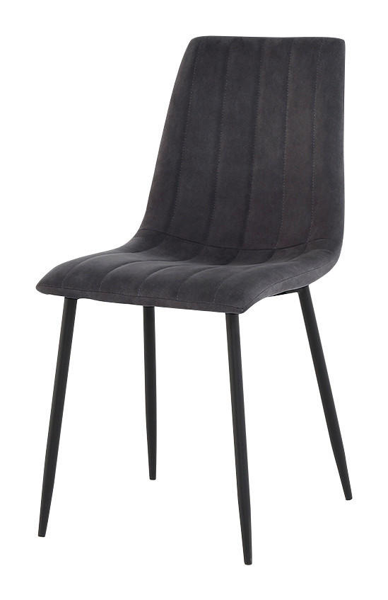 Stuhl  anthrazit B/H/T: ca. 44x87x59 cm Thea_Stuhl - schwarz/anthrazit (44,00/87,00/59,00cm)