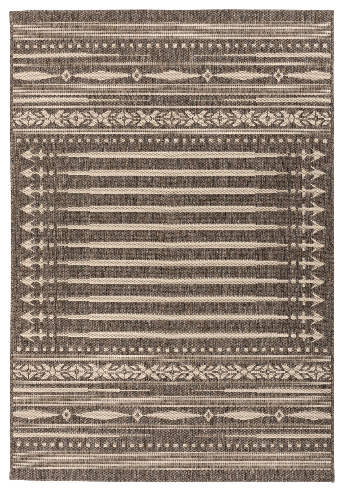 360Living Teppich Splash creme B/L: ca. 160x230 cm Splash - braun/creme (160,00/230,00cm) - 360Living