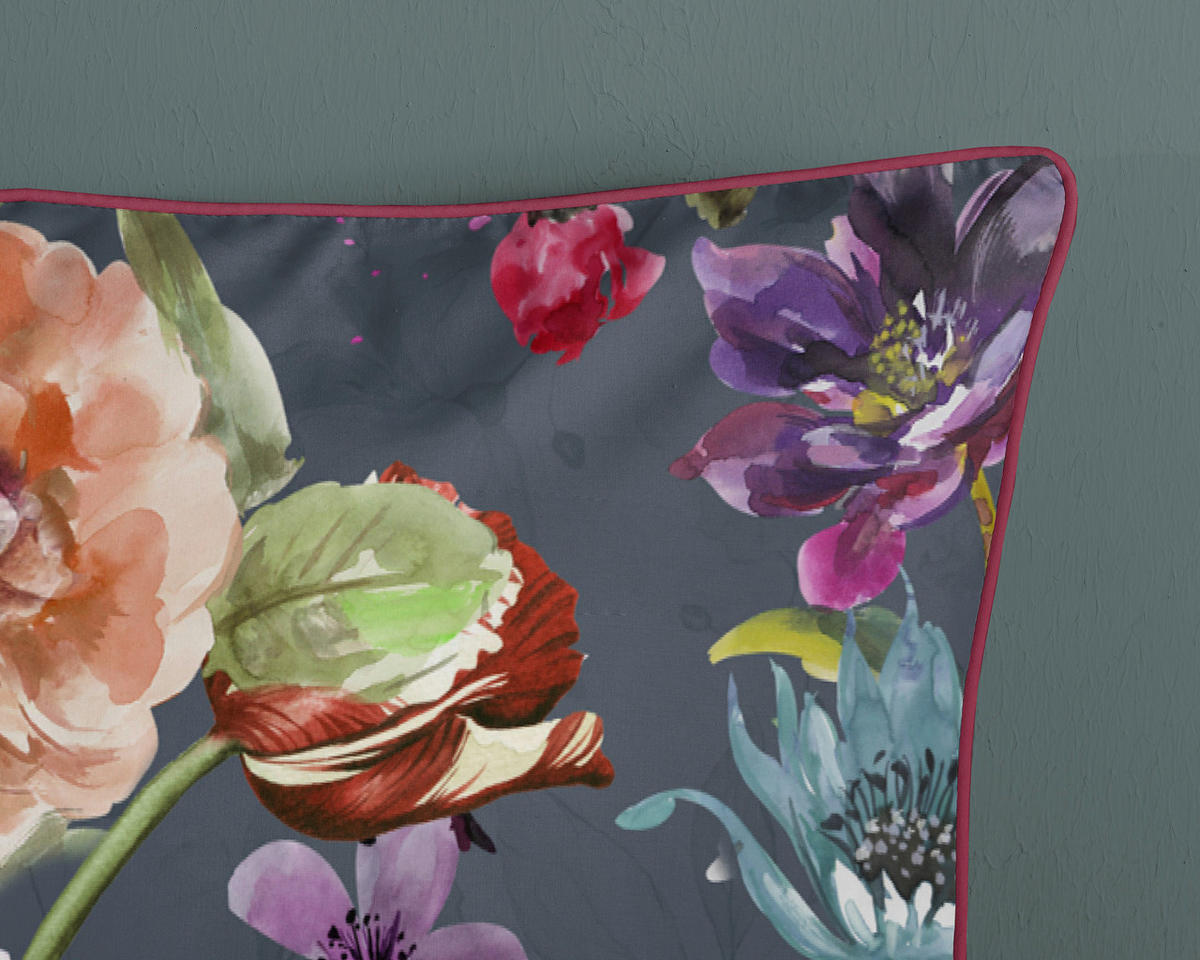 Baumwoll Bettwäsche Parma Satin Parma - anthrazit (135,00/200,00cm) - Descanso