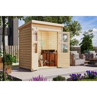 Karibu Gartenhaus Tony 0 natur B/H/T: ca. 182x219x126 cm Tony 0 - natur (182,00/219,00/126,00cm) - Karibu