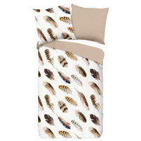 Bettwäsche Fedra sand Baumwolle B/L: ca. 155x220 cm Fedra - sand (155,00/220,00cm) - Good Morning