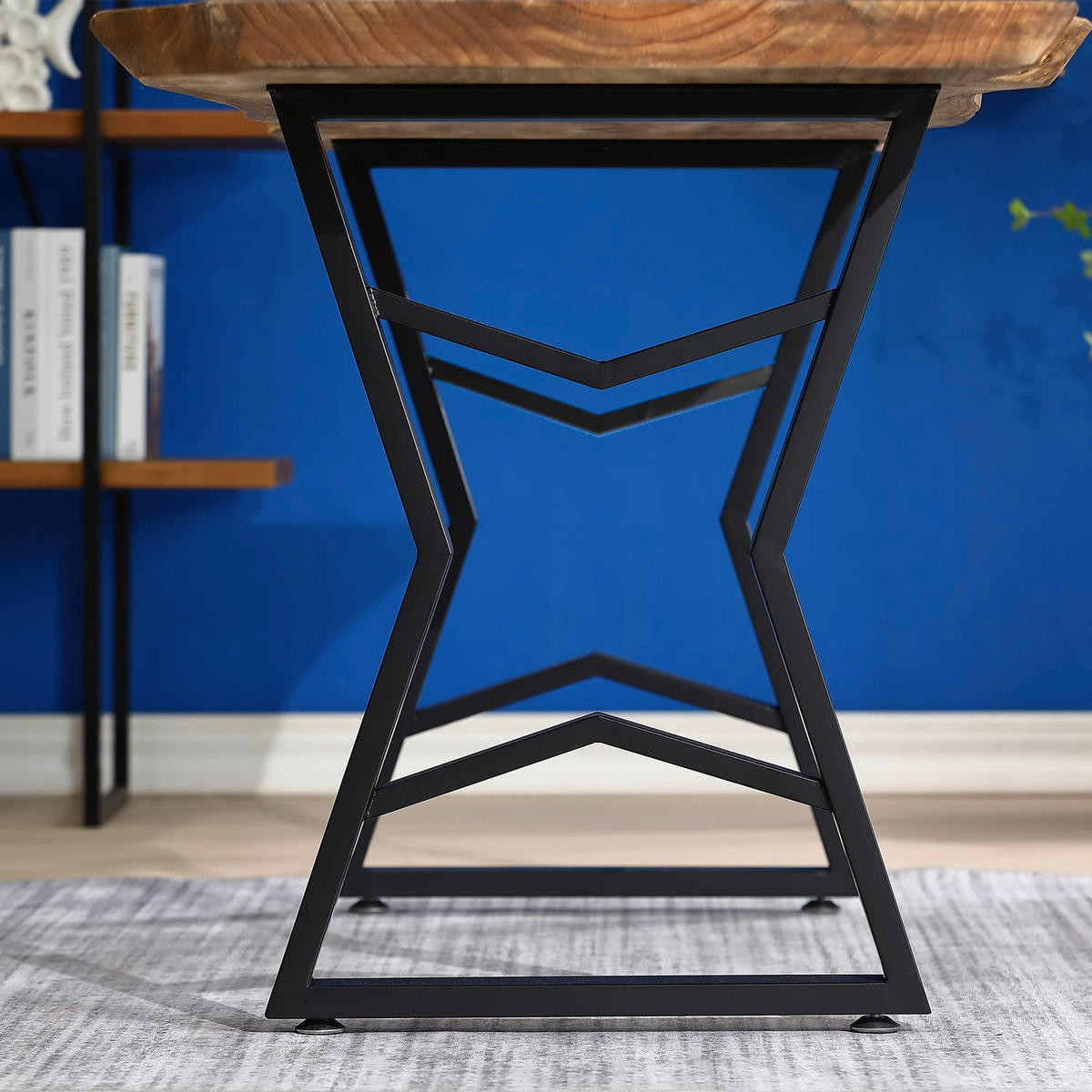 Tischgestell OS  MA58 schwarz matt pulverbeschichtet B/H: ca. 55x72 cm OS  MA58 - schwarz (55,00/72,00cm) - moebel17