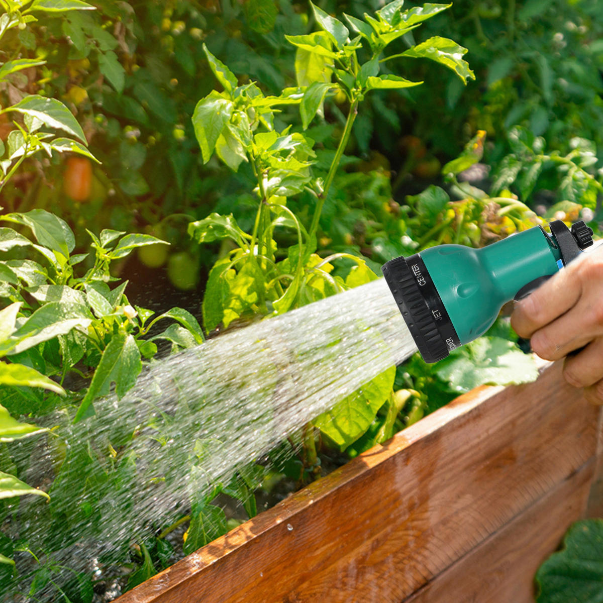 Outsunny Schlauchtrommel Schlauchtrommel - grau (55,00/20,00/42,00cm) - Outsunny