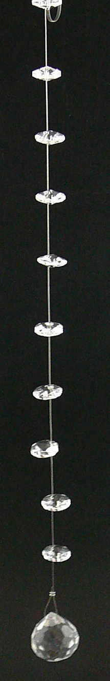 Deko-Kette klar Glas L: ca. 75 cm Deko-Kette_Crystal-Dream - klar (75,00cm)