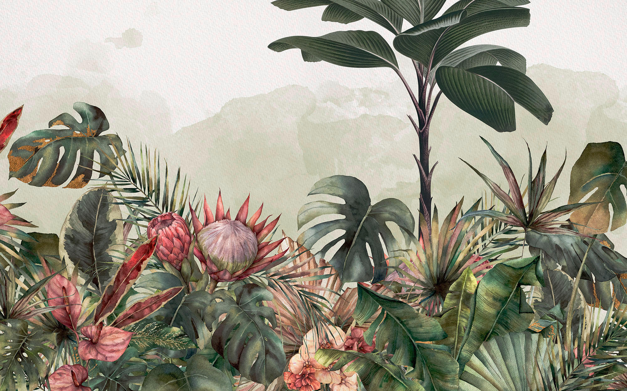 Komar Fototapete Jungle Spot B/L: ca. 400x250 cm Jungle Spot - (400,00/250,00cm) - Komar