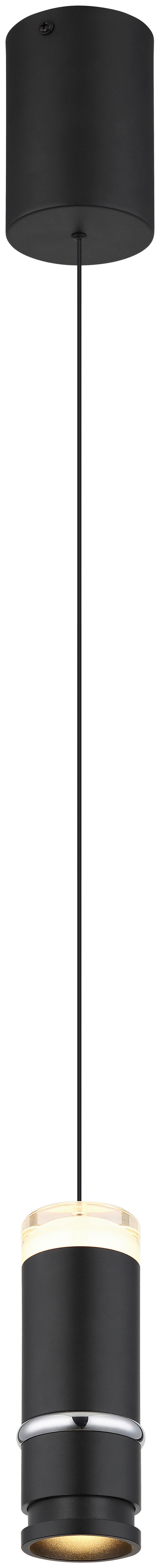 GLOBO Pendelleuchte ALVARADO - mattschwarz (7,50/180,00cm) - GLOBO