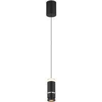 GLOBO Pendelleuchte ALVARADO - mattschwarz (7,50/180,00cm) - GLOBO