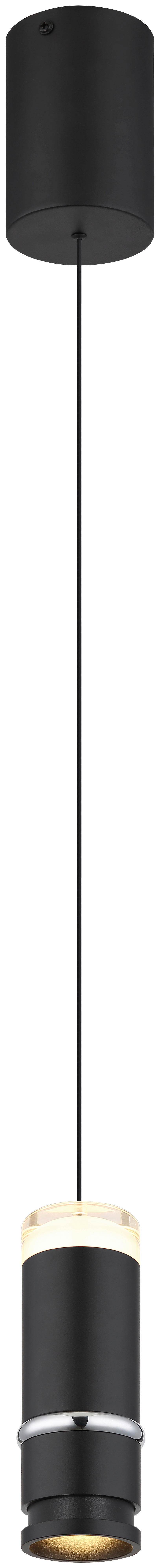 GLOBO Pendelleuchte ALVARADO - mattschwarz (7,50/180,00cm) - GLOBO