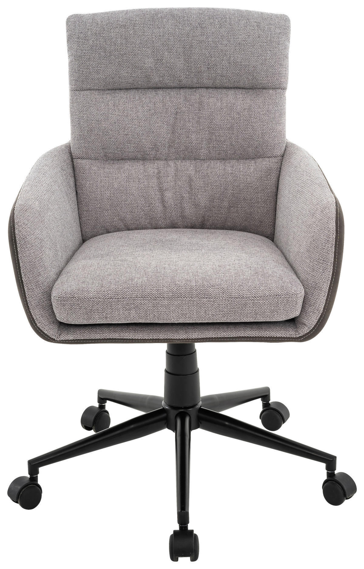 Drehstuhl POCOLine grau braun dunkel Stoff Kunstleder POCOLine - braun/grau