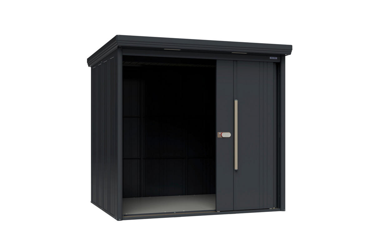 Takubo Gerätehaus Casa anthrazit B/H/L: ca. 220x211x159 cm Casa - anthrazit (159,00/220,00/211,00cm) - Takubo