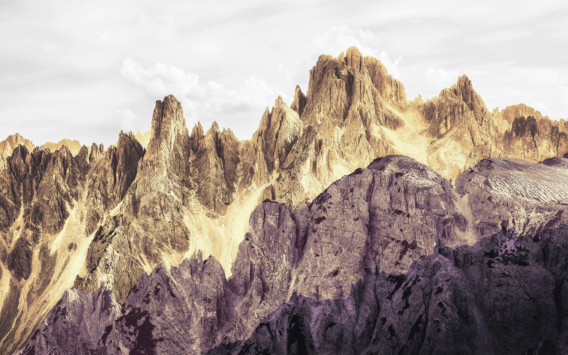 Komar Fototapete Peaks Color B/L: ca. 400x250 cm Peaks Color - (400,00/250,00cm) - Komar