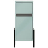 Stauraumelement Matix blau matt B/H/T: ca. 36x80x35 cm Matix - blau (36,00/80,00/35,00cm) - Trendteam