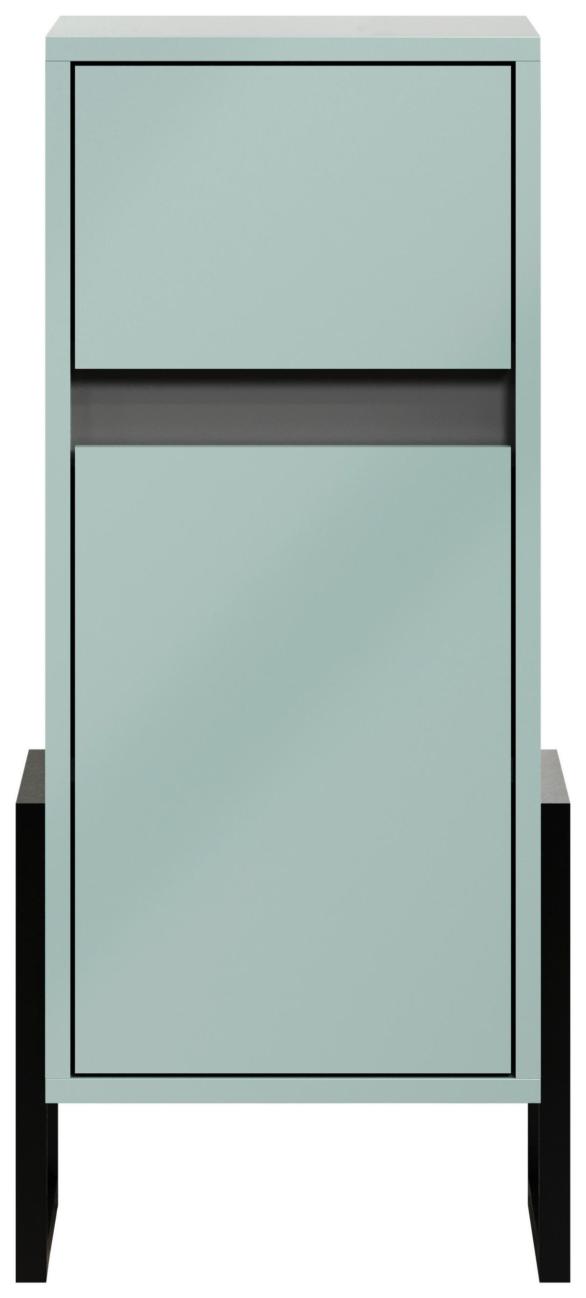 Stauraumelement Matix blau matt B/H/T: ca. 36x80x35 cm Matix - blau (36,00/80,00/35,00cm) - Trendteam