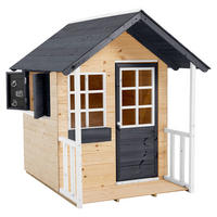 Zwerkules Spielhaus Holli natur B/H/L: ca. 121x140x137 cm Holli - weiß/natur (137,00/121,00/140,00cm) - Zwerkules