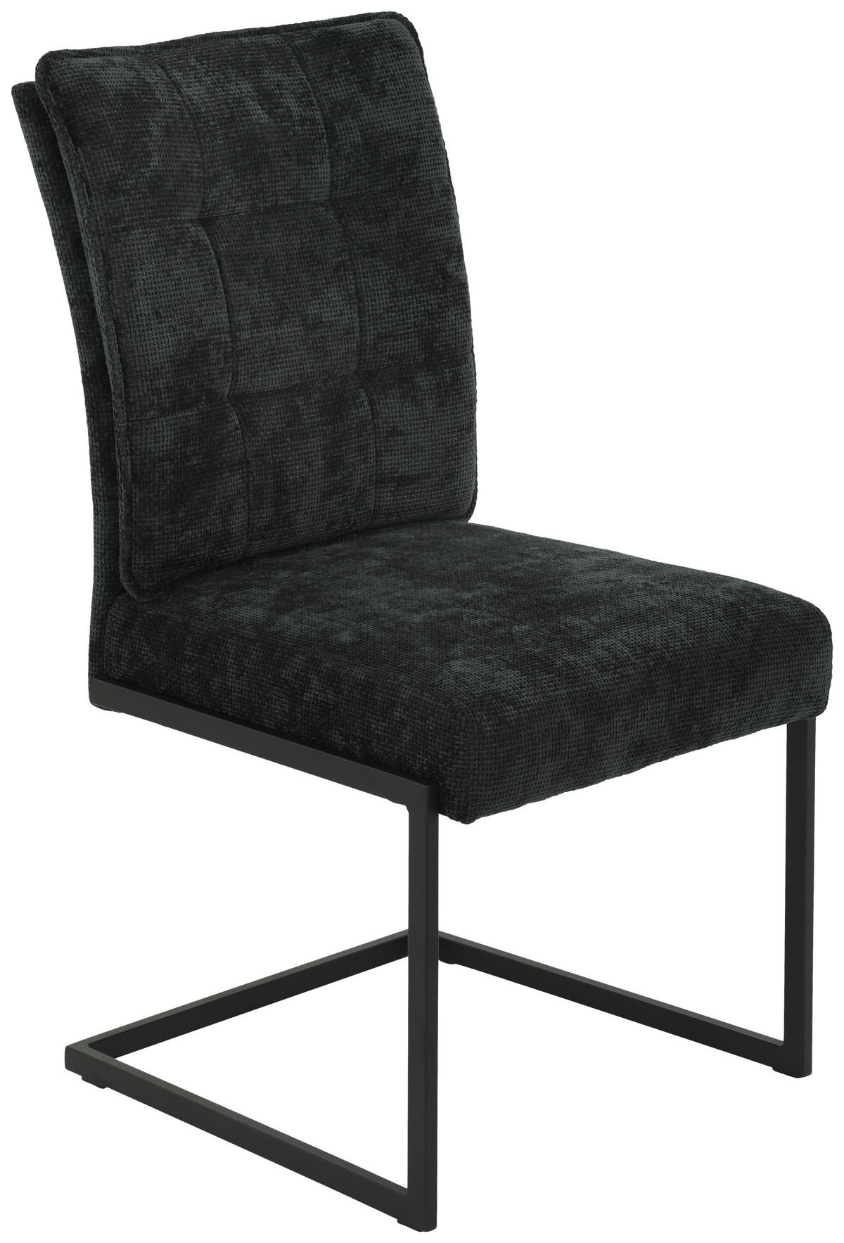 Schwingstuhl Olivia, 2er-Set anthrazit Microfaser Webstoff B/H/T: ca. 52x98x66 cm Olivia, 2er-Set - anthrazit (52,00/98,00/66,00cm) - Hela