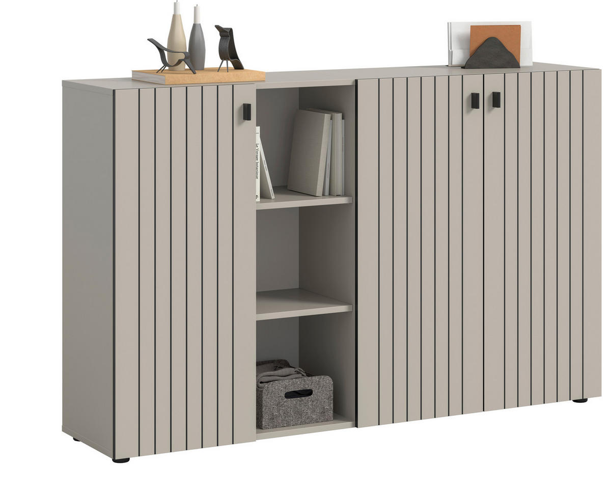 Schuhkommode STATION Cashmere B/H/T: ca. 150x96x37 cm STATION - Cashmere (150,00/96,00/37,00cm) - xonox.home