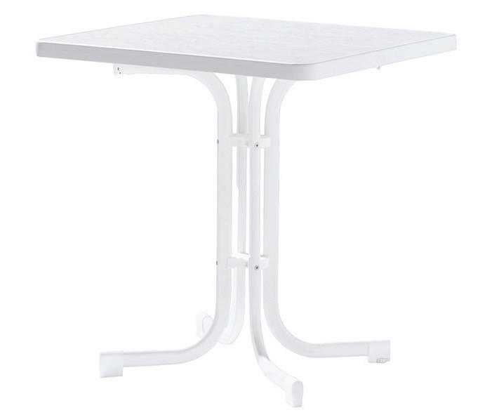 Sieger Boulevardtisch weiß Stahl B/H/L: ca. 70x72x70 cm Boulevardtisch_Sieger - weiß (70,00/70,00/72,00cm) - Sieger