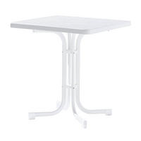 Sieger Boulevardtisch weiß Stahl B/H/L: ca. 70x72x70 cm Boulevardtisch_Sieger - weiß (70,00/70,00/72,00cm) - Sieger