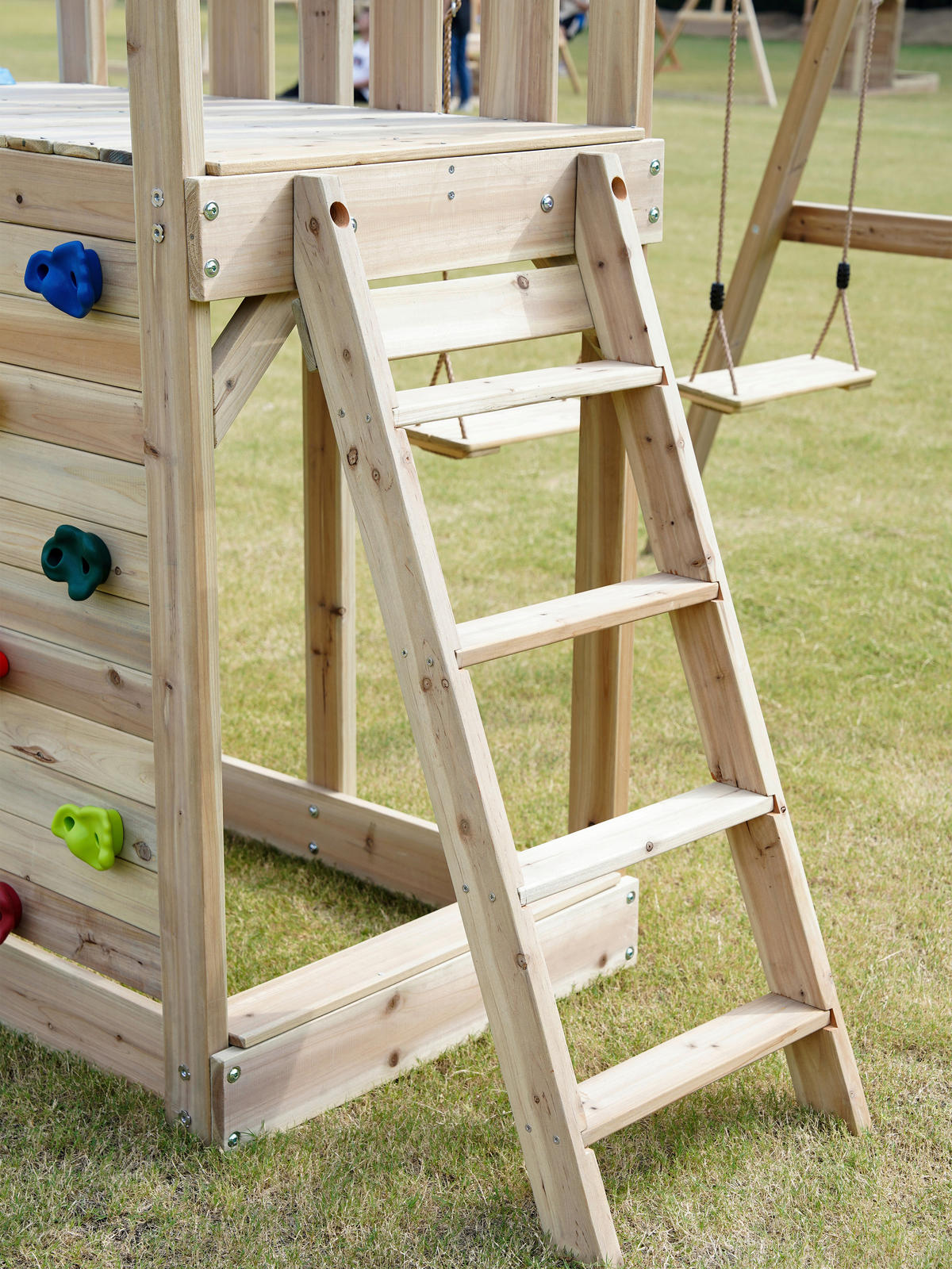 AXI Spielturm Moos braun B/H/L: ca. 342x267x375 cm Moos - braun/grau (375,00/342,00/267,00cm) - AXI
