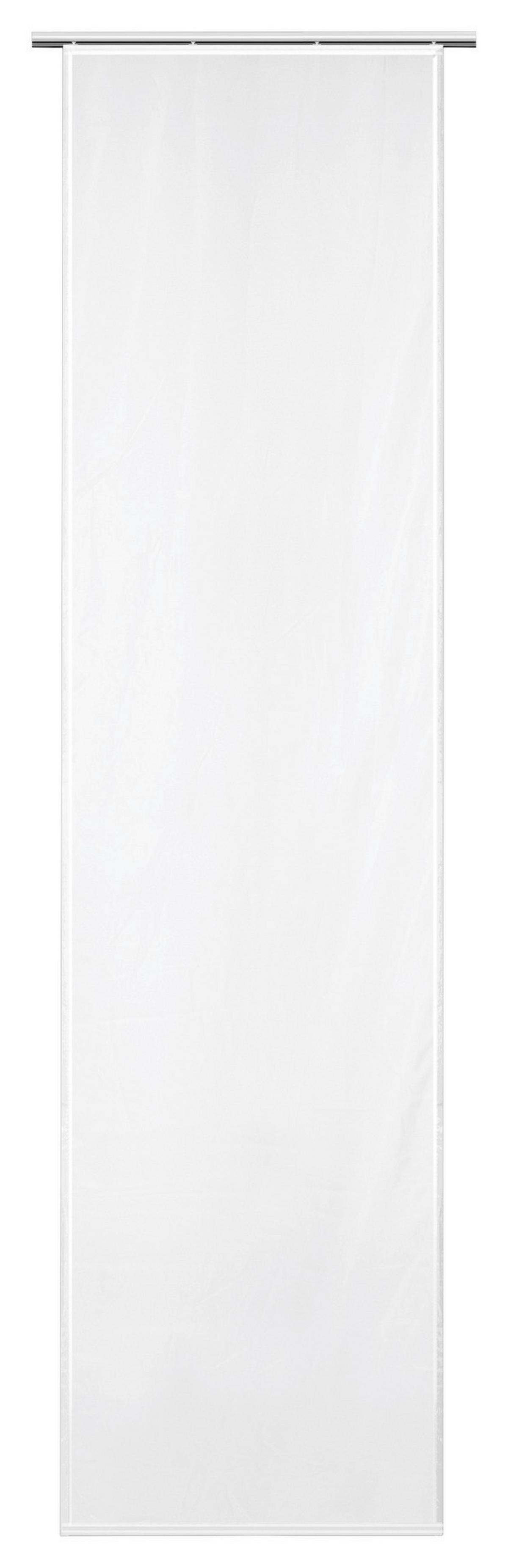 POCOline Schiebevorhang Nouveau weiß B/L: ca. 60x245 cm Nouveau - weiß (60,00/245,00cm) - POCOline