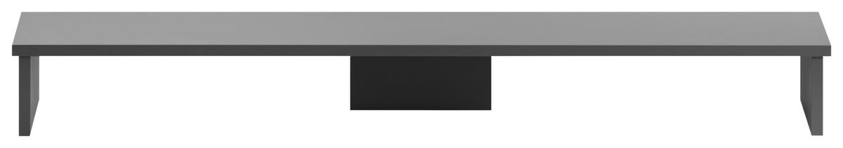 Monitoraufsatz Smash anthrazit B/H/T: ca. 110x12,7x20 cm Smash - anthrazit (110,00/12,70/20,00cm) - Möbelpartner