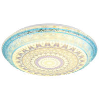 LED-Deckenleuchte blau Metall Kunststoff H/D: ca. 8,5x39 cm LED-Deckenleuchte_Lazaro - blau (39,00/8,50cm)