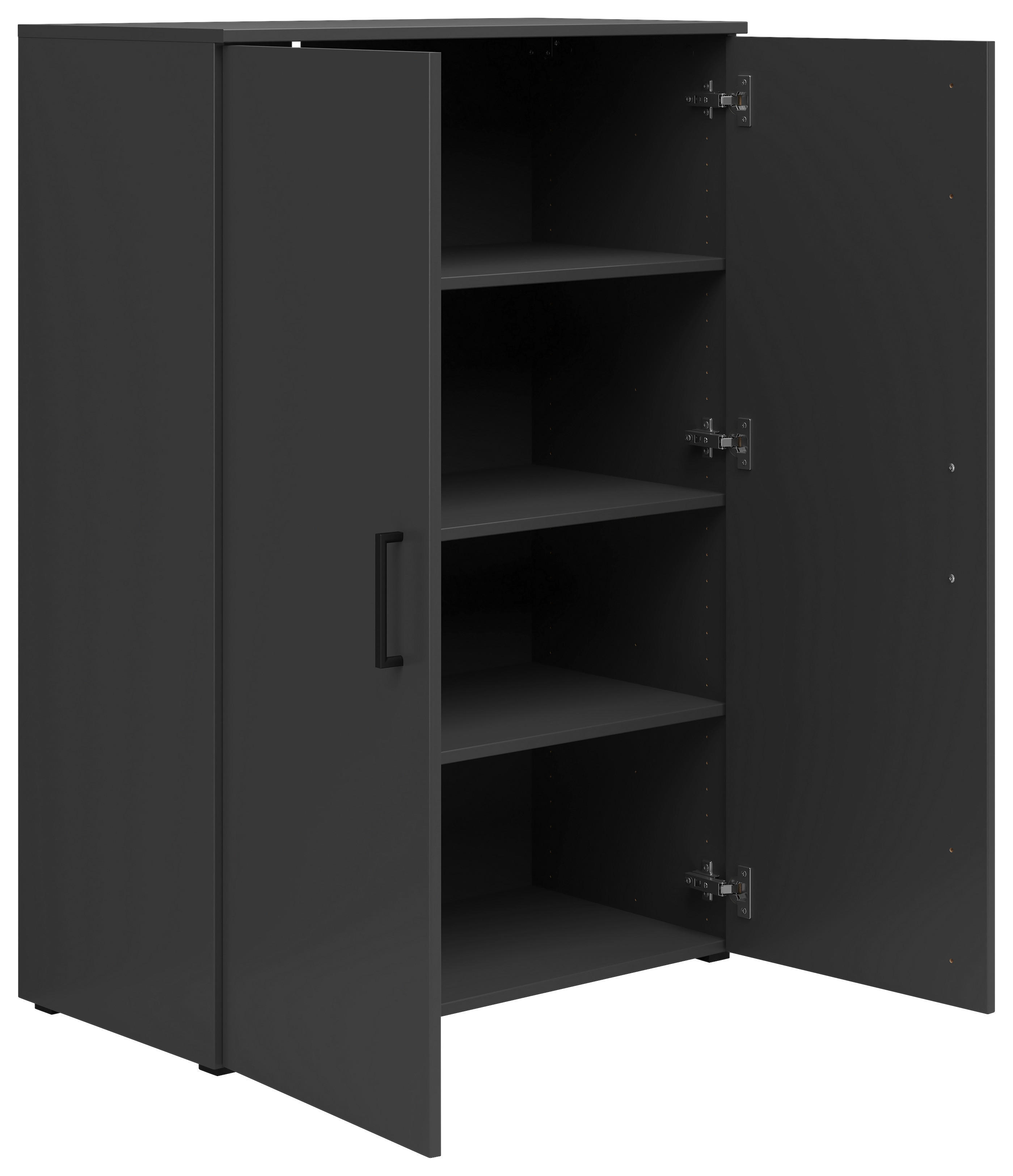 Kommode Multi-Stauraum Typ 31 anthrazit B/H/T: ca. 80x115x40 cm Multi-Stauraum Typ 31 - anthrazit (80,00/115,00/40,00cm)