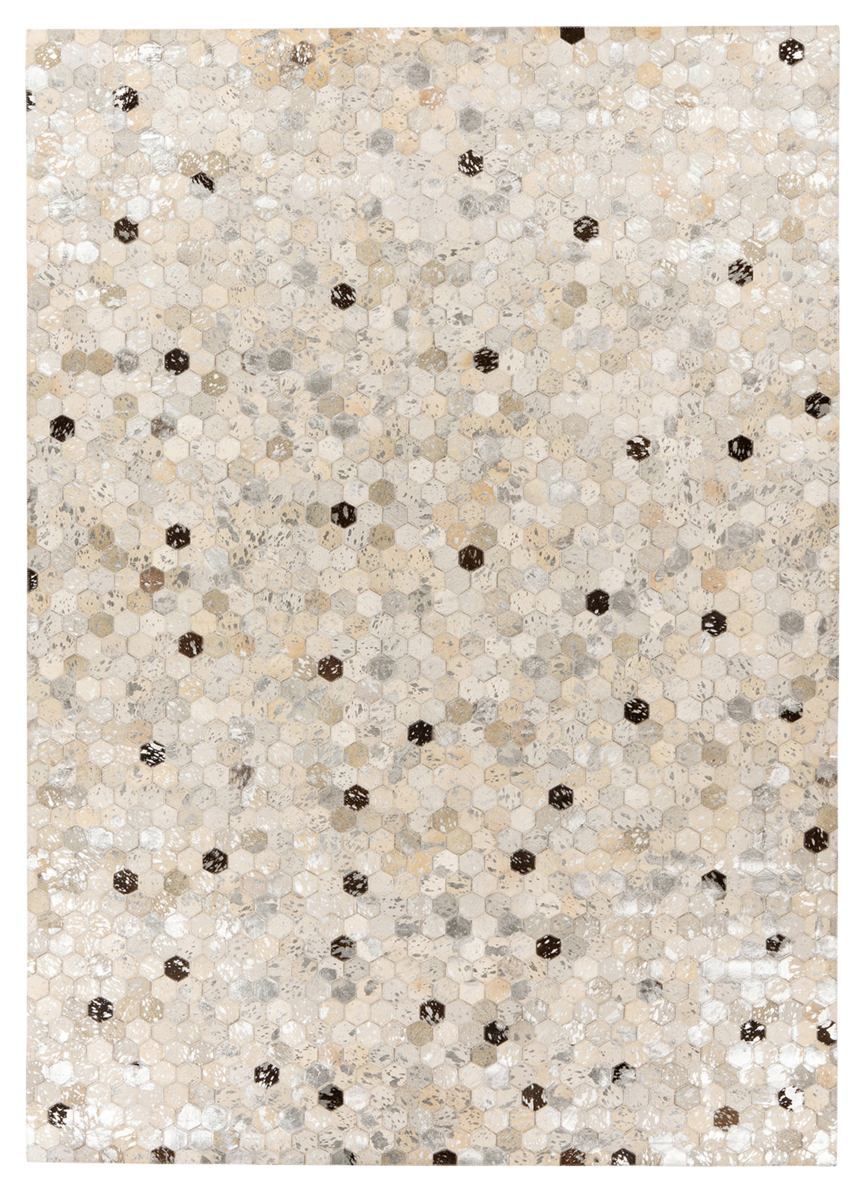 360Living Teppich Ravi grau B/L: ca. 80x150 cm Ravi - silber/grau (80,00/150,00cm) - 360Living