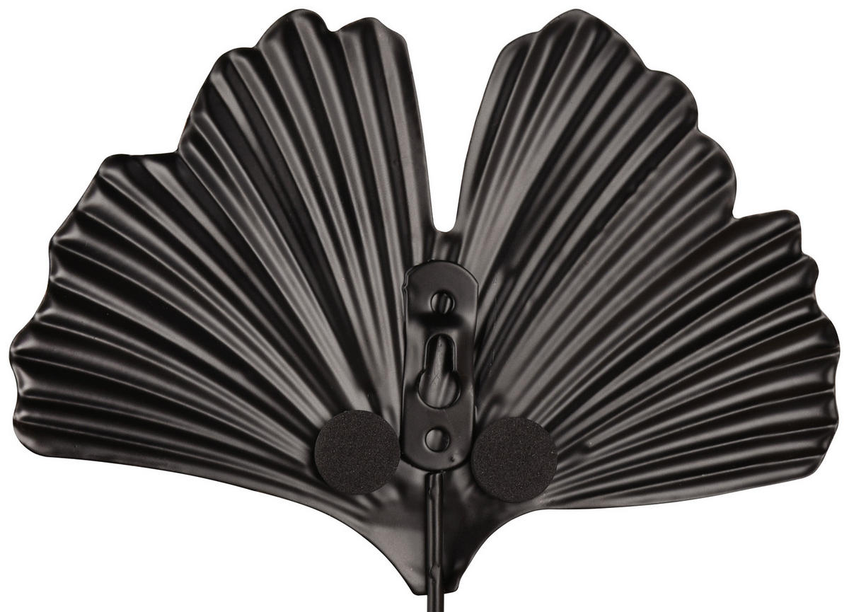 Garderobenhaken Merle schwarz gold Optik Metall B/H/T: ca. 15x15x4 cm Merle - gold/schwarz (15,00/15,00/4,00cm)