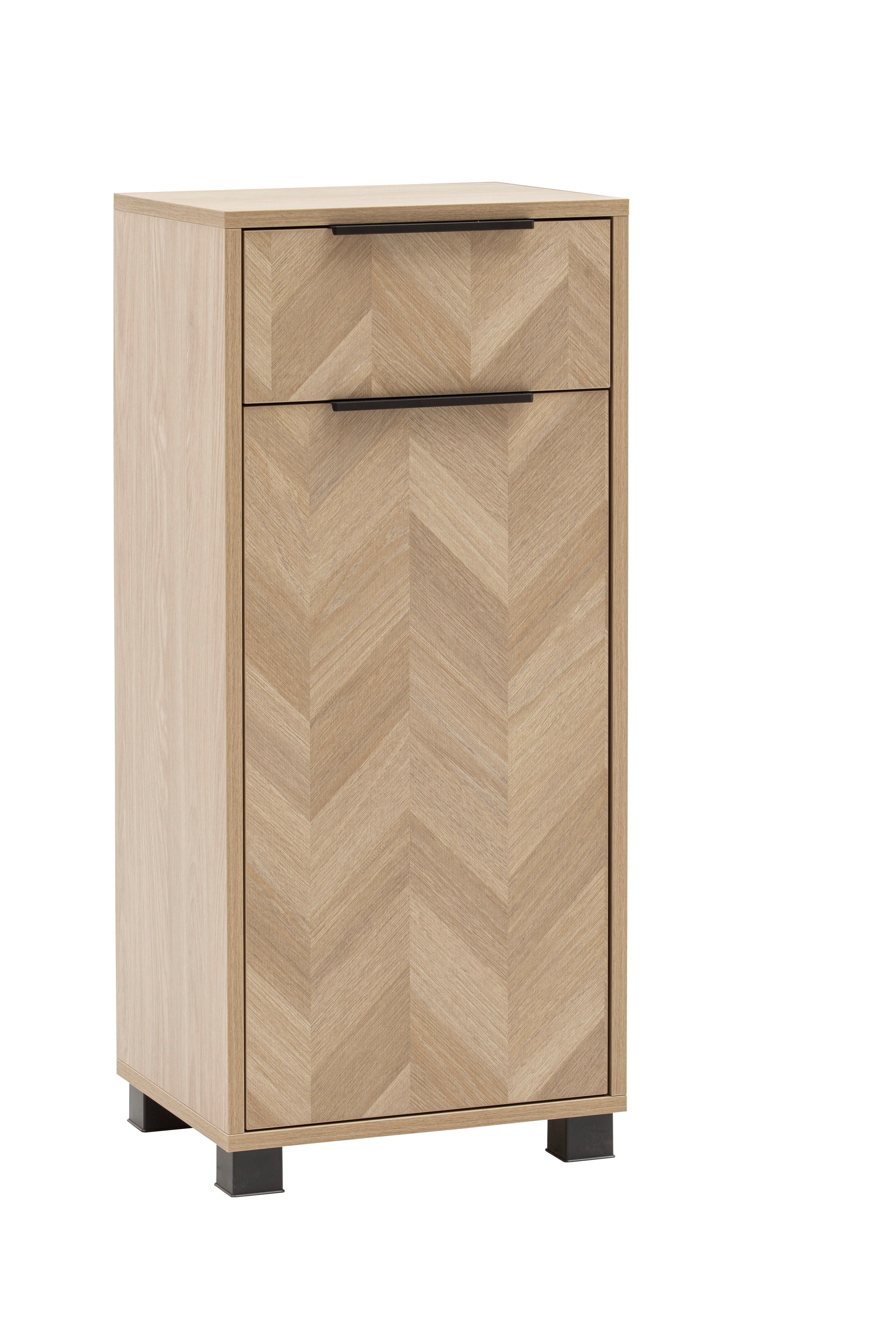 Highboard Piazza Eiche Nachbildung B/H/T: ca. 40,3x90,9x33,05 cm Piazza - Eiche (40,30/90,90/33,05cm) - Schildmeyer