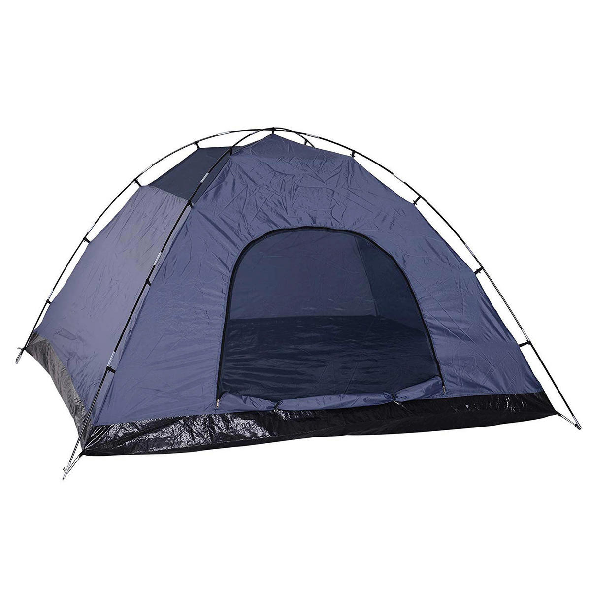 Outsunny Doppelwandzelt blau Kunststoff B/H/L: ca. 300x130x250 cm Doppelwandzelt - blau (250,00/300,00/130,00cm) - Outsunny