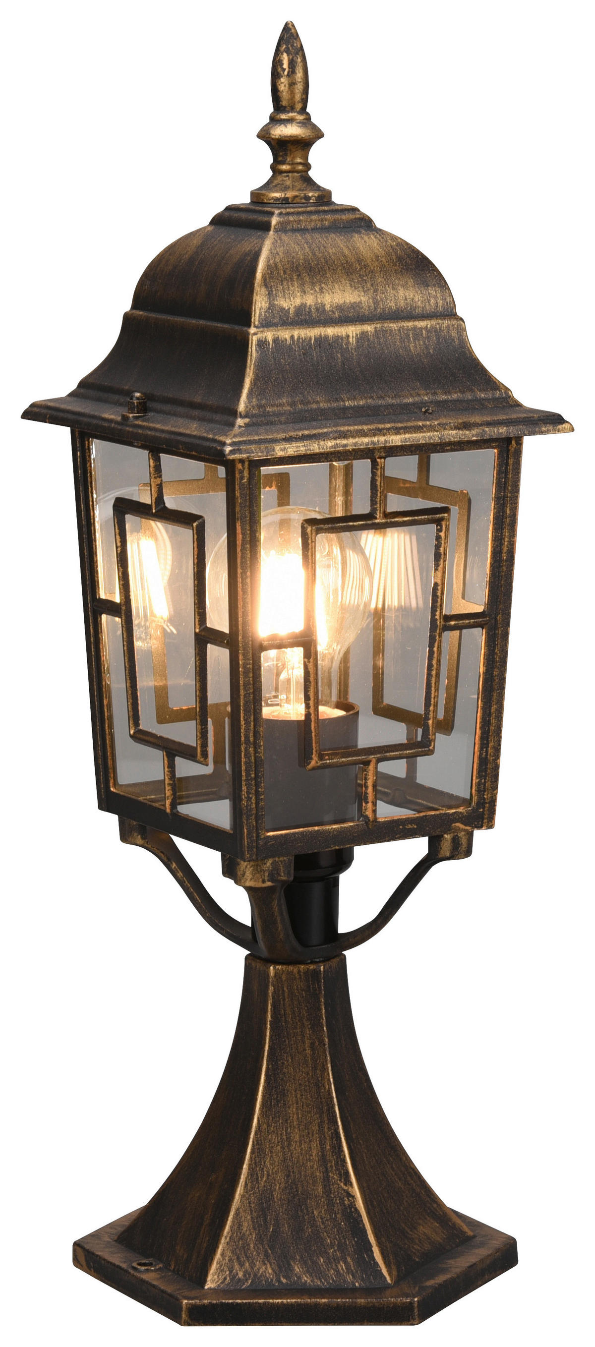 Wegeleuchte Volturno 505960128 rostfarbig B/H/T: ca. 15x47,5x17 cm Volturno - rostfarbig (15,00/47,50/17,00cm) - Trio