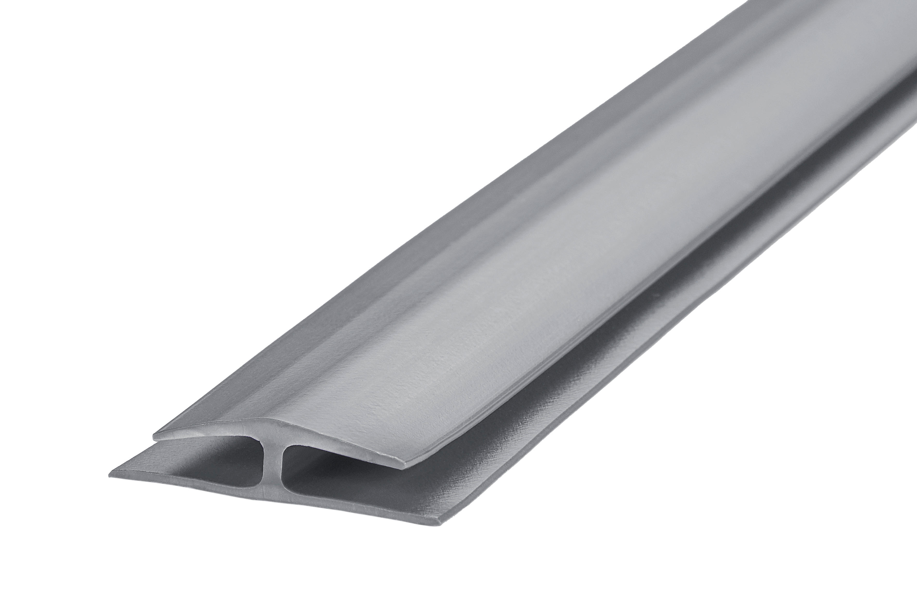 Einschubprofil grau B/L: ca. 3,2x100 cm pro Stück Einschubprofil 32x1000 Weich-PVC bs - grau (3,20/100,00cm)